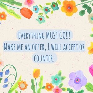 I will be closing my closet, so everything MUST go!😢